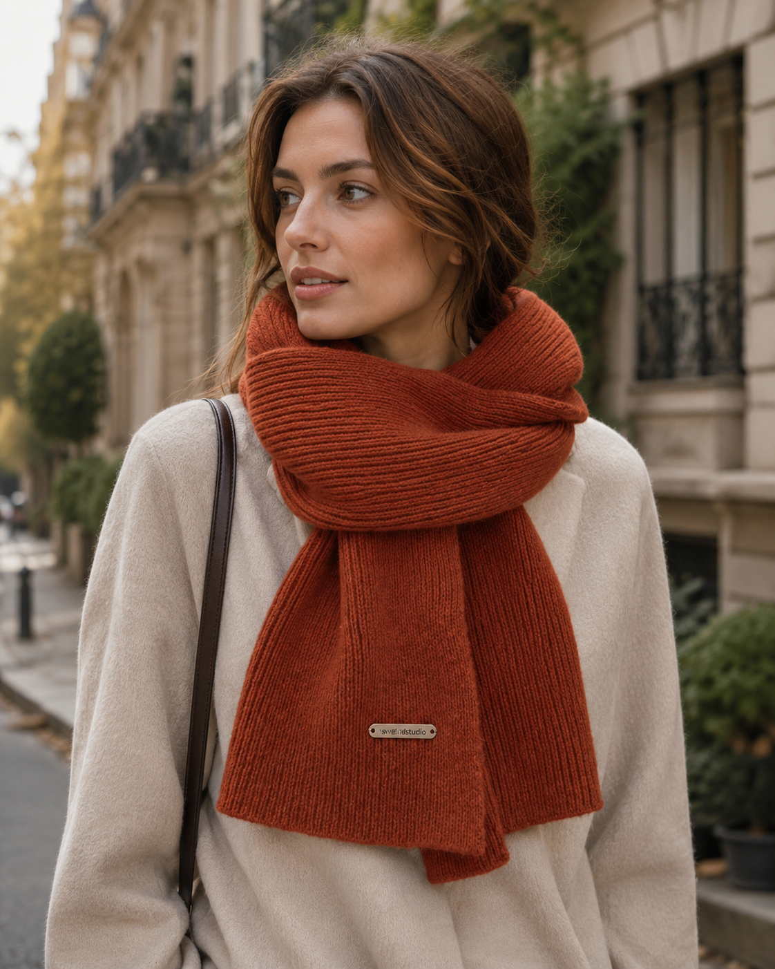 Perpetua Women's Cashmere-Blend Scarf – Gentle, Cozy & Versatile Seasonal Accessory
