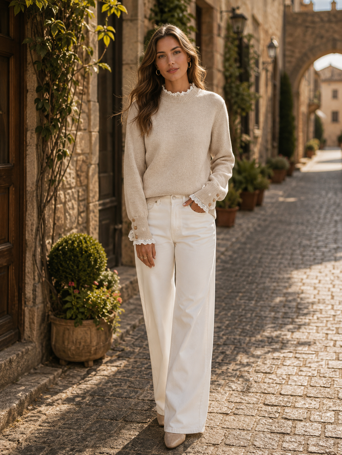 Torsten Women's Knit Sweater – Plush Breathable Fabric, Sophisticated Fit & Machine Washable