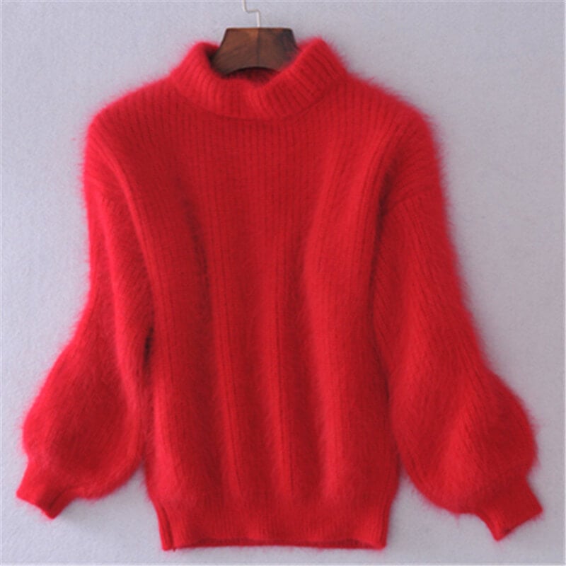 Godric Women's Sweater – Loose-Knit Wool Pullover, Cozy & Refined with a Modern Style