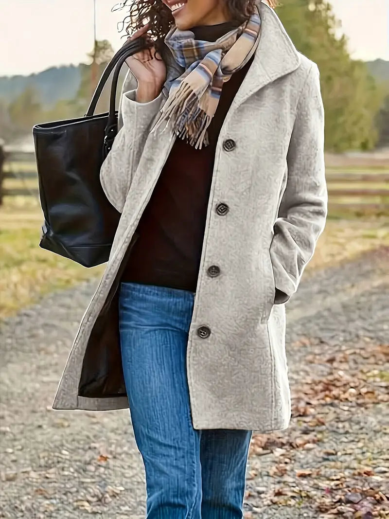 Iolanthe Women's Coat – Refined Winter Coat with a Cozy Lining & Feminine Silhouette