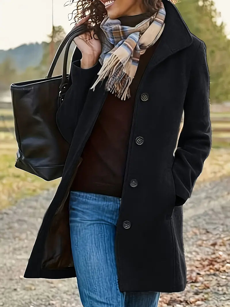 Iolanthe Women's Coat – Refined Winter Coat with a Cozy Lining & Feminine Silhouette