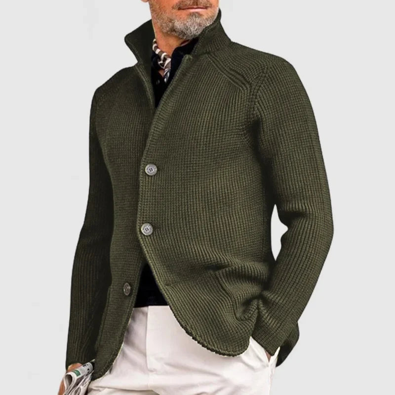 Nils Men's Cardigan – Refined Gentle Wool Cardigan with a Cozy, Timeless Style