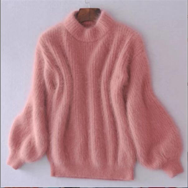 Godric Women's Sweater – Loose-Knit Wool Pullover, Cozy & Refined with a Modern Style
