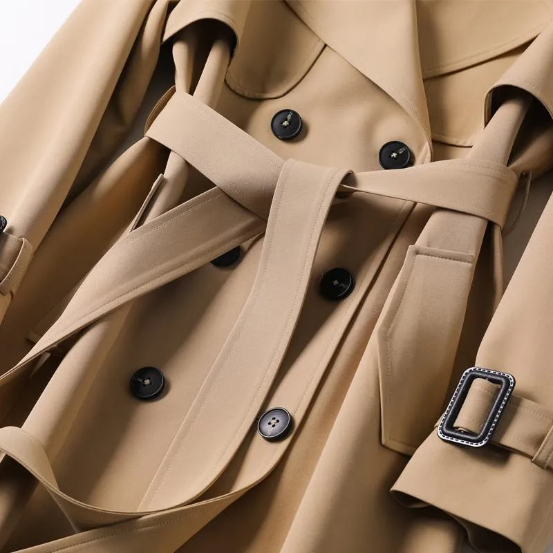 Zelie Women's Trench Coat – Chic, Versatile Long Coat Built for Every Season