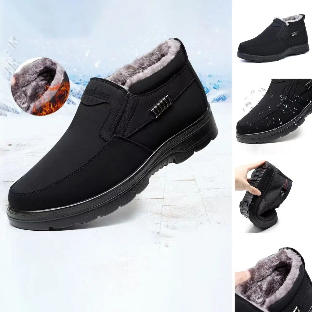 Rosamund Men's Winter Shoes – Cozy Slip-On Thermal Shoes with Plush Lining