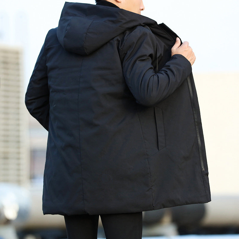 Balthazar Men's Winter Jacket – Long, Waterproof with Adjustable Hood & Insulated Lining