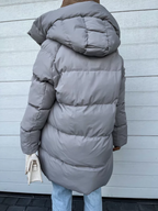 Ceridwen Women's Winter Coat – Cozy, Thick with Built-In Hood & Zip Closure
