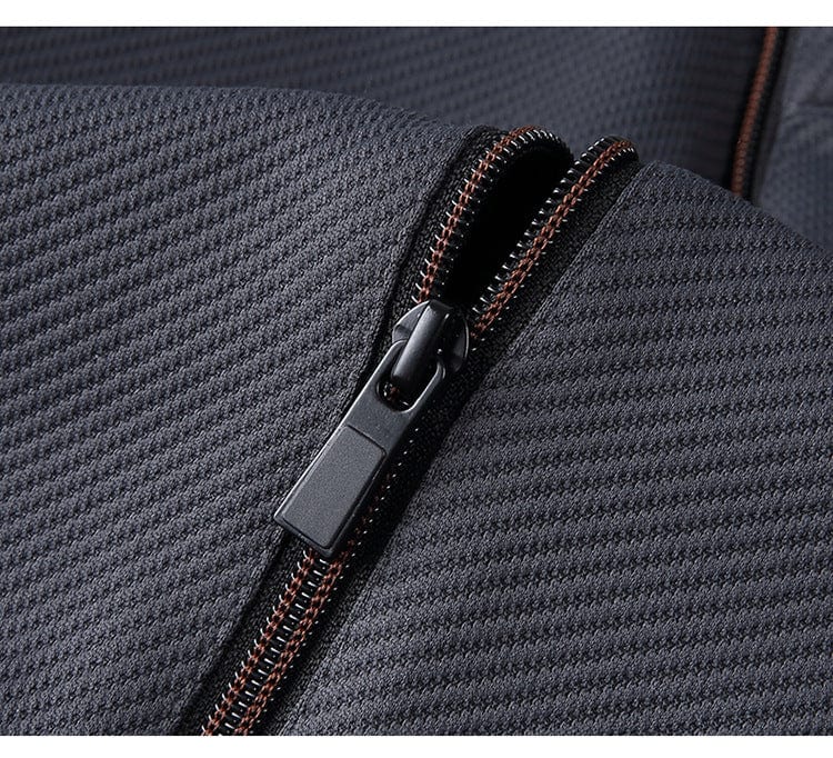 Theodric Men's Sophisticated Tracksuit – Premium Zip-Up Set with Tapered Trousers & Breathable Fabric