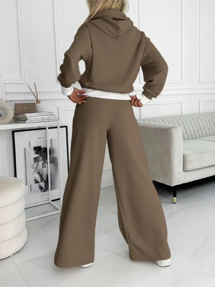 Rosamund Women's 2-Piece Set – Relaxed-Fit Loungewear with Matching Top & Trousers