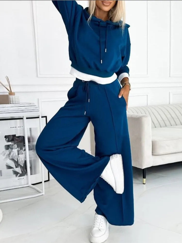 Rosamund Women's 2-Piece Set – Relaxed-Fit Loungewear with Matching Top & Trousers