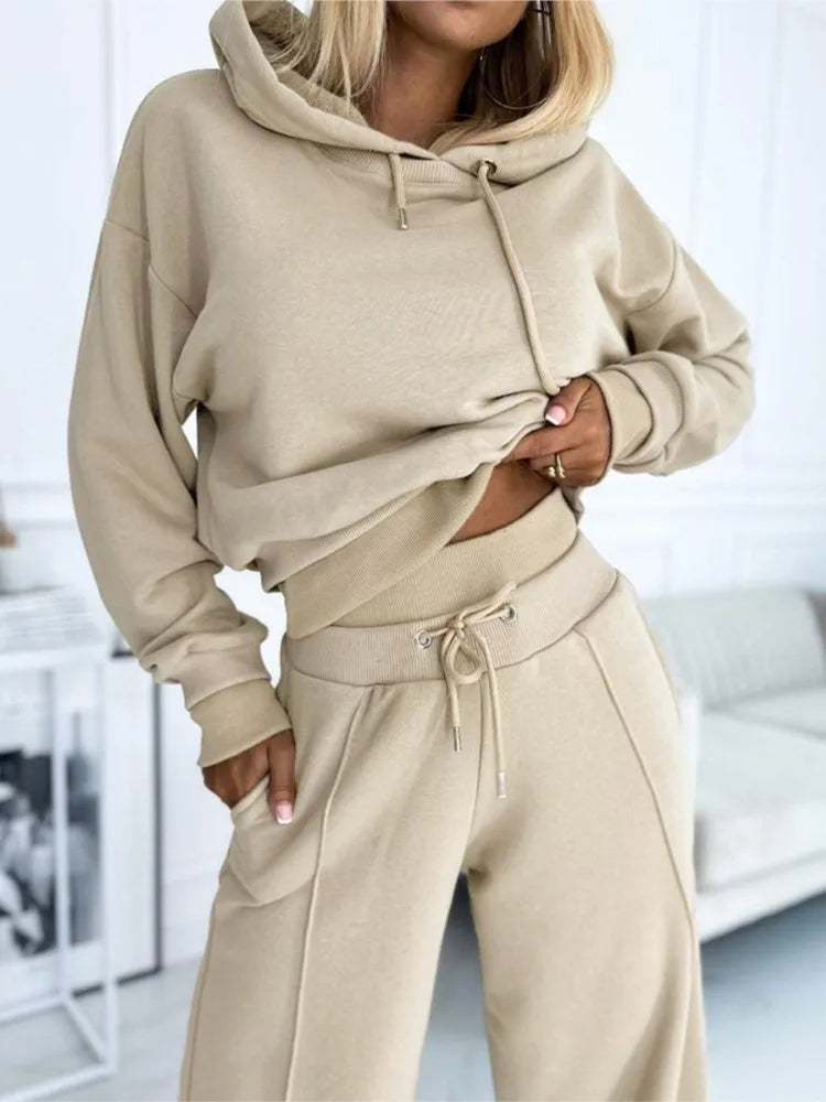 Rosamund Women's 2-Piece Set – Relaxed-Fit Loungewear with Matching Top & Trousers