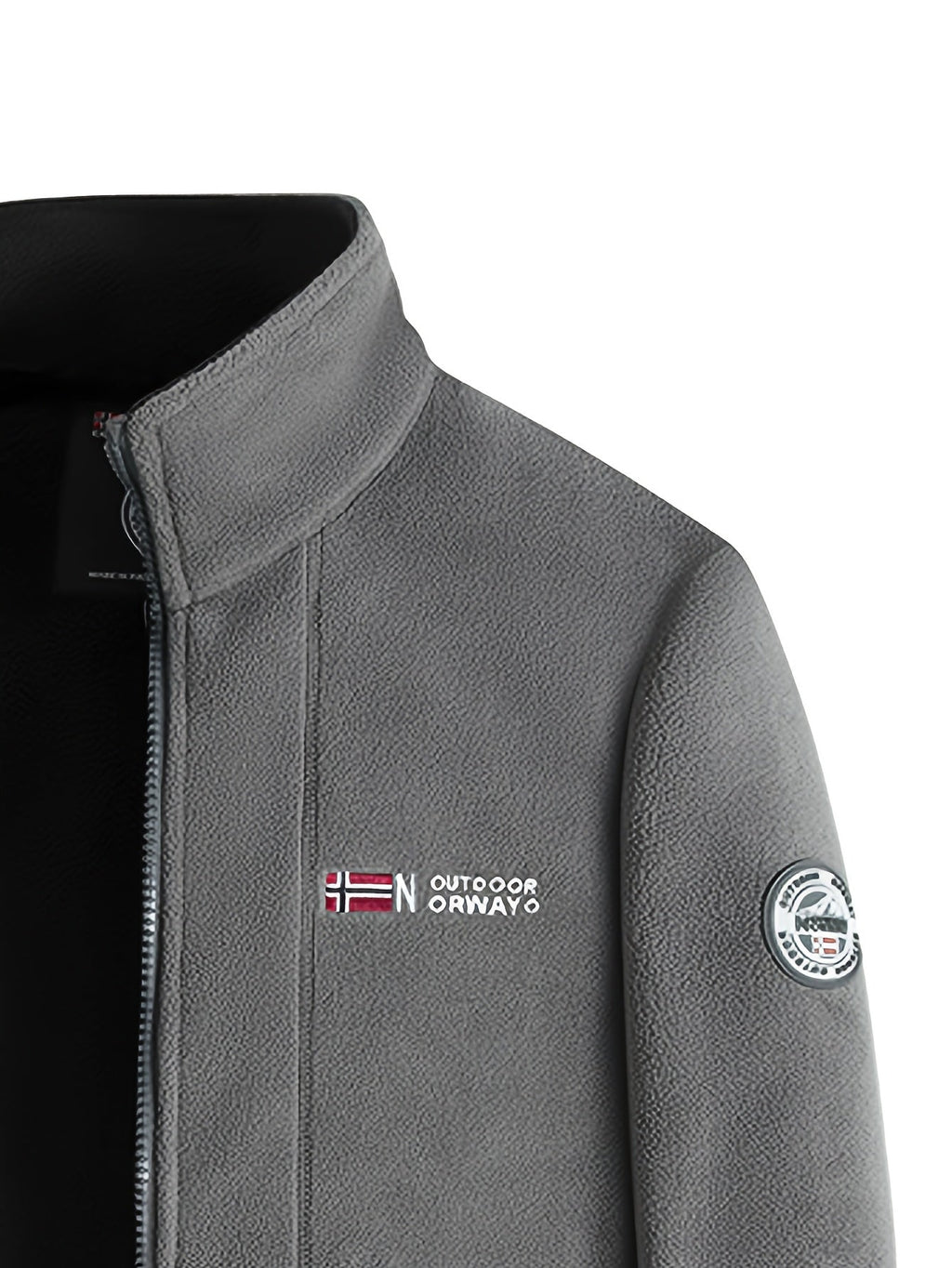 Halden Men's Outdoor Fleece Jacket – Gentle, Lightweight Warmth with a Protective Collar