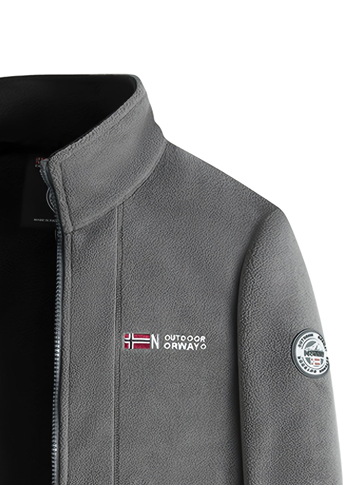 Halden Men's Outdoor Fleece Jacket – Gentle, Lightweight Warmth with a Protective Collar