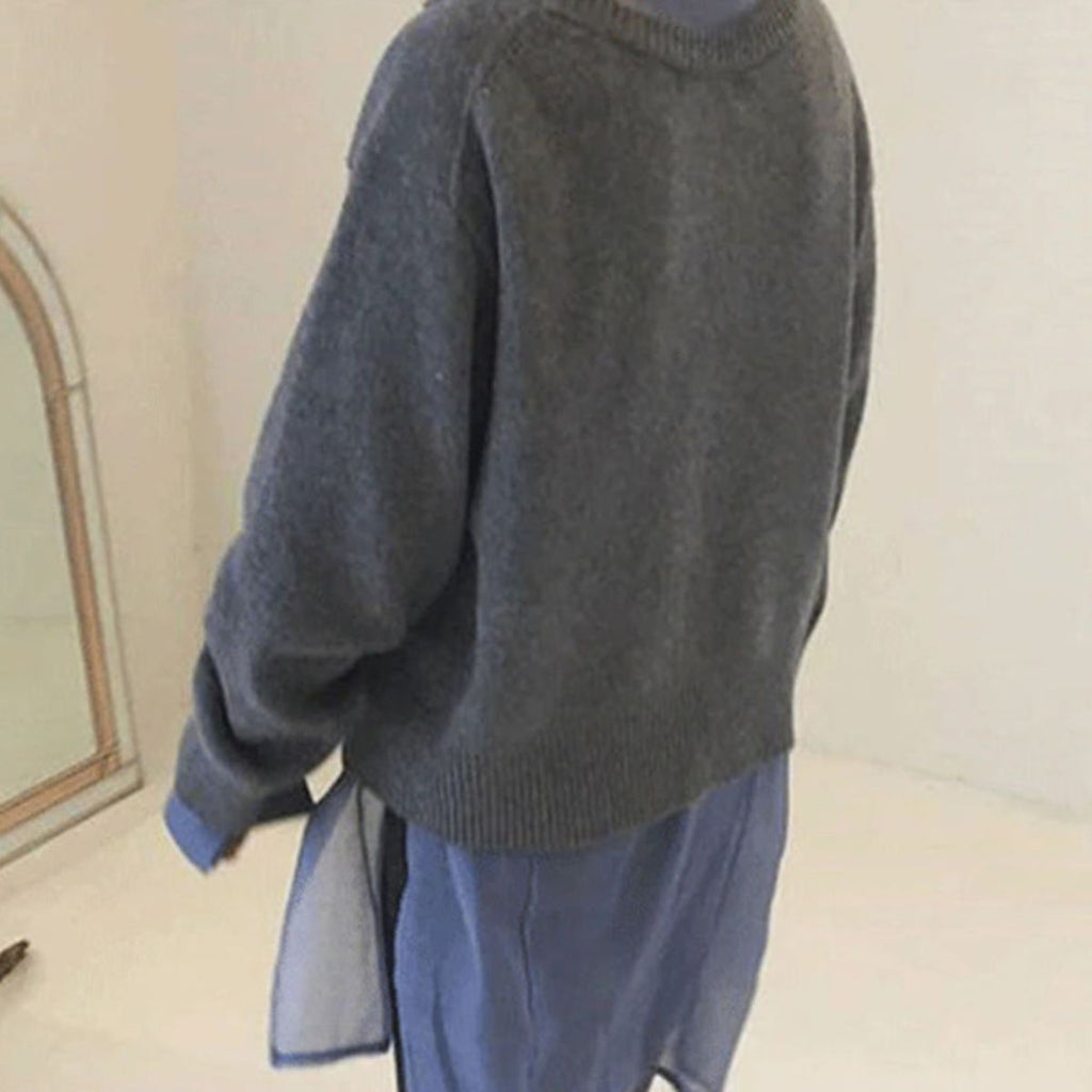 Marisenne Women's Cashmere Sweater – Plush, Cozy, Breathable Knit for Fall