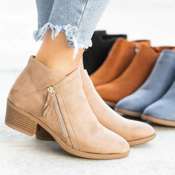Pandora Women's Boots – Cozy Leather, Arch Support & Perfect Posture