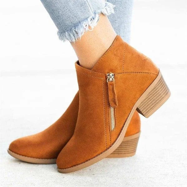 Pandora Women's Boots – Cozy Leather, Arch Support & Perfect Posture