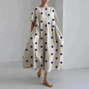Nessa Women's Dress – Sophisticated Floral Print, Breathable Comfort & Easy Fit
