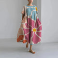 Nessa Women's Dress – Sophisticated Floral Print, Breathable Comfort & Easy Fit