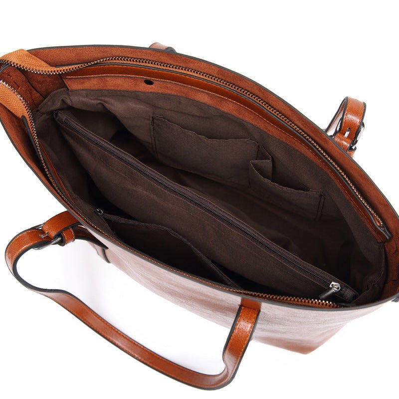 Torsten Women's Tote Bag – Large Leather Work Bag, Sophisticated and Functional
