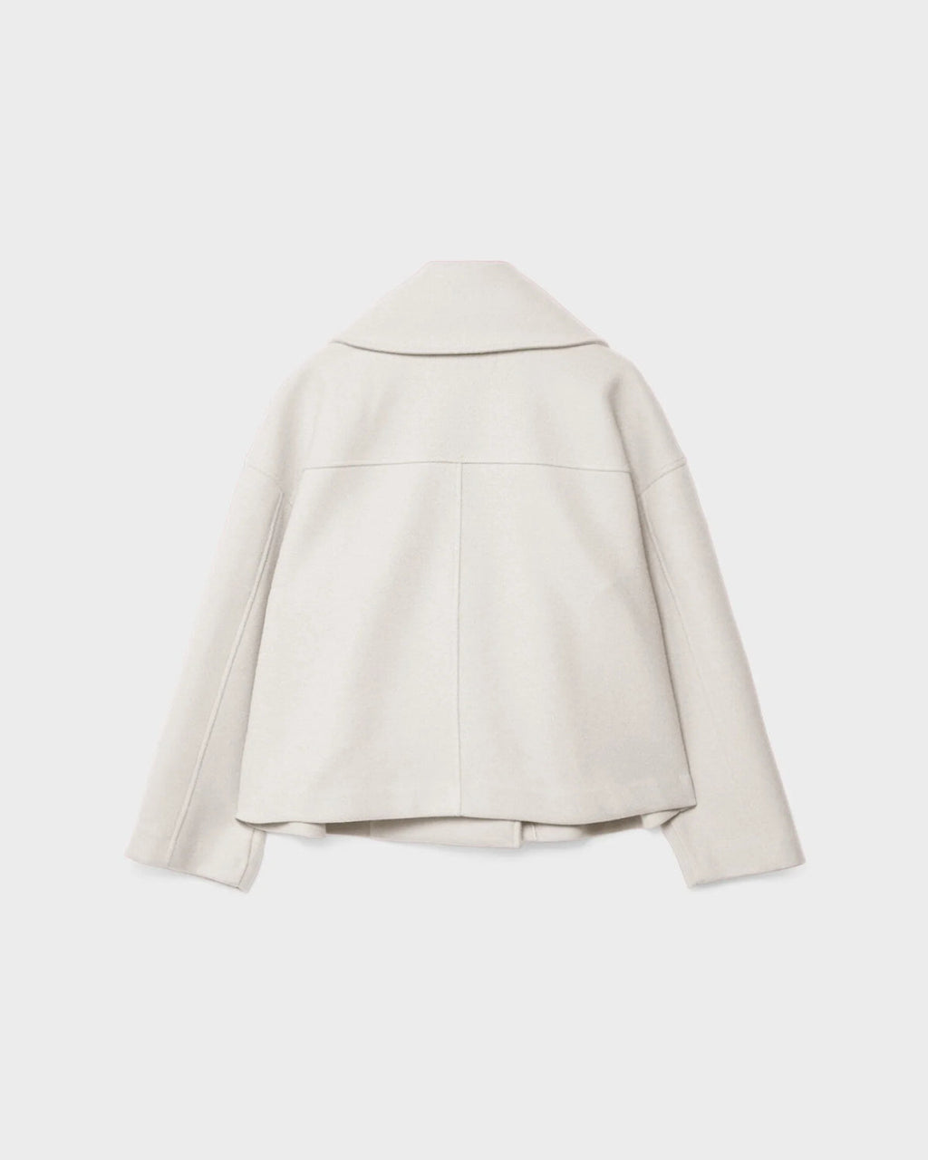 Una Women's Jacket – Short Wrap-Style Wool Coat, Refined & Cozy for Winter