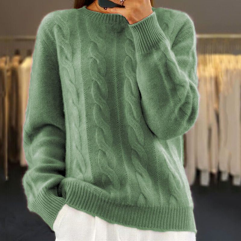 Magnhild Women's Wool Sweater – Gentle & Refined Premium Sweater with a Modern, Cozy Style