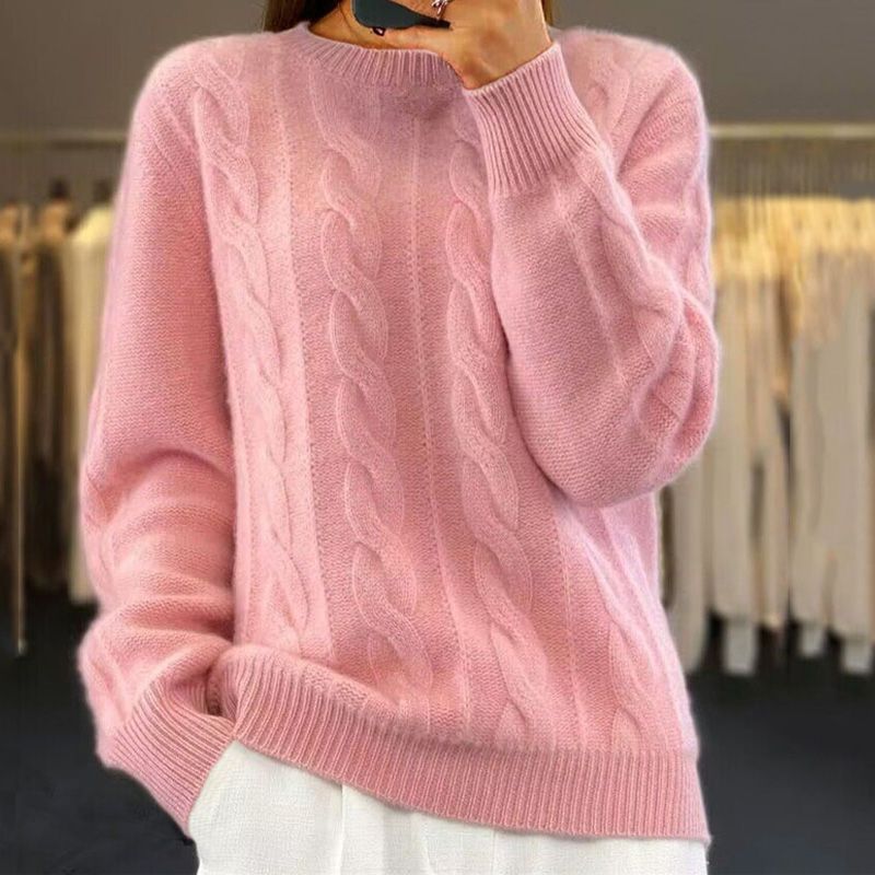 Jorah Cable-Knit Sweater – Wool & Cashmere Blend, Plush and Refined for Maximum Comfort