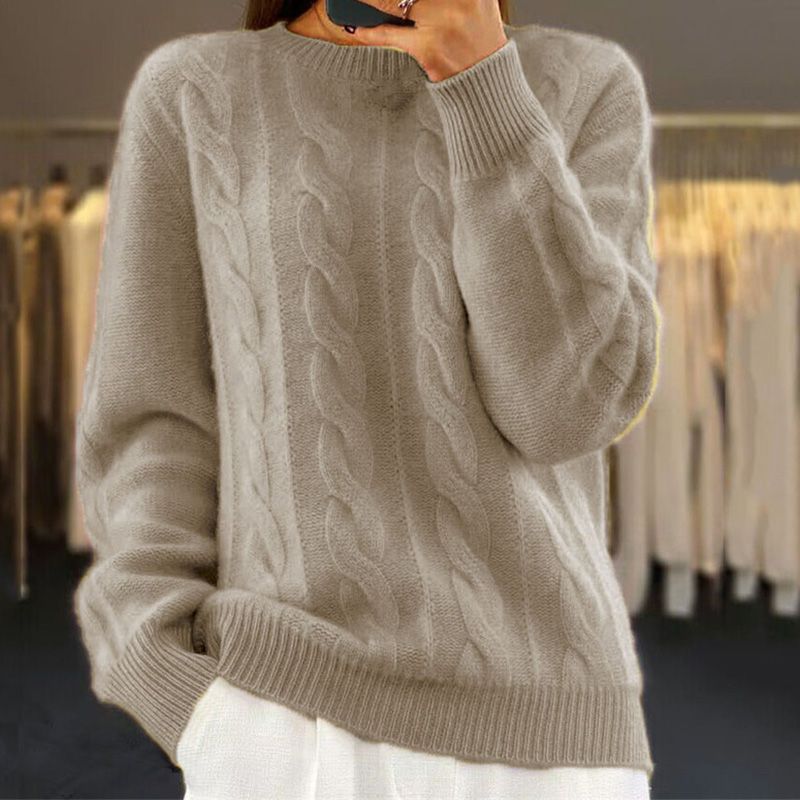 Magnhild Women's Wool Sweater – Gentle & Refined Premium Sweater with a Modern, Cozy Style
