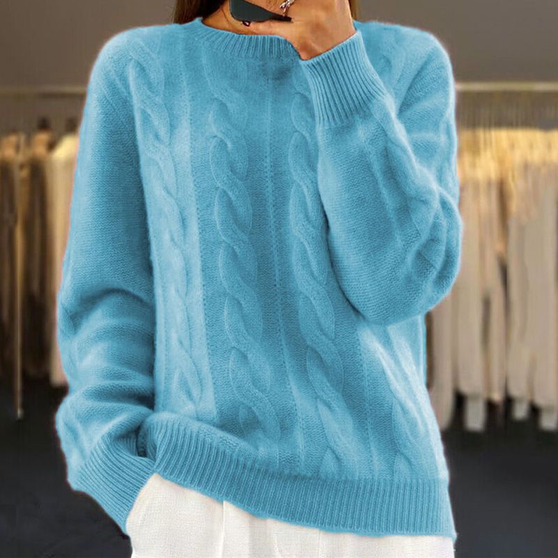Magnhild Women's Wool Sweater – Gentle & Refined Premium Sweater with a Modern, Cozy Style
