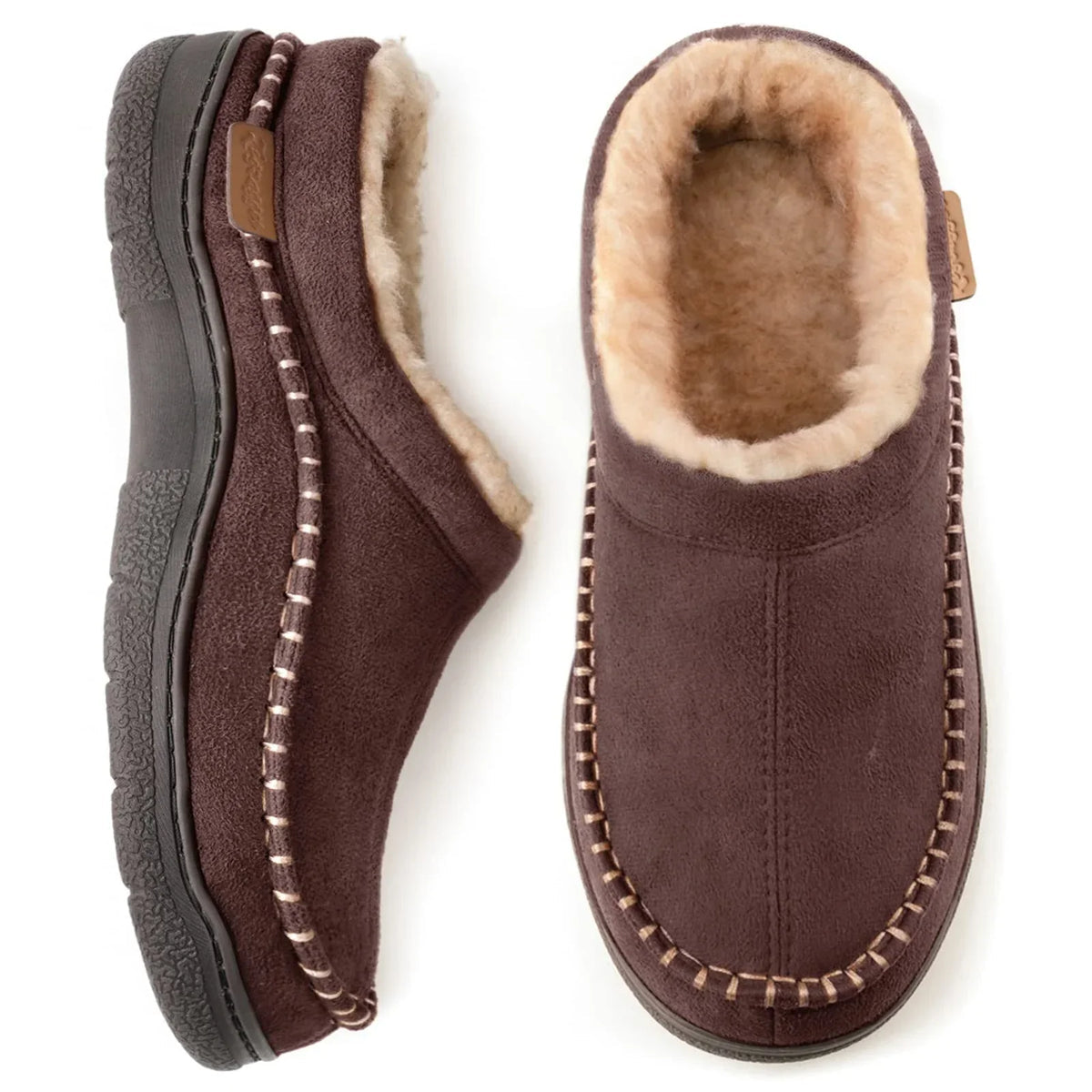 Nectaria Men's Slippers – Insulating Lined House Shoes with Non-Slip Sole & Superior Comfort