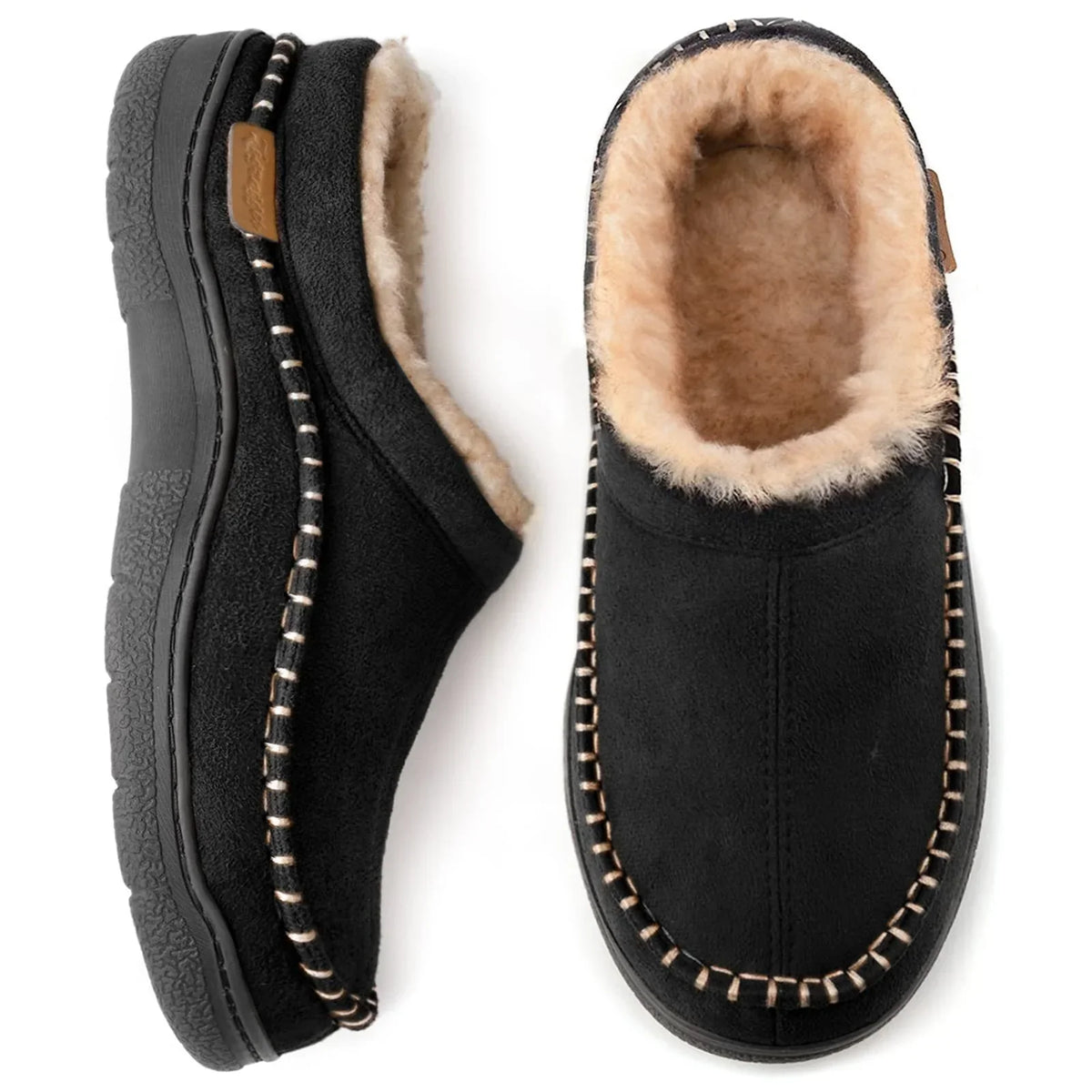 Nectaria Men's Slippers – Insulating Lined House Shoes with Non-Slip Sole & Superior Comfort