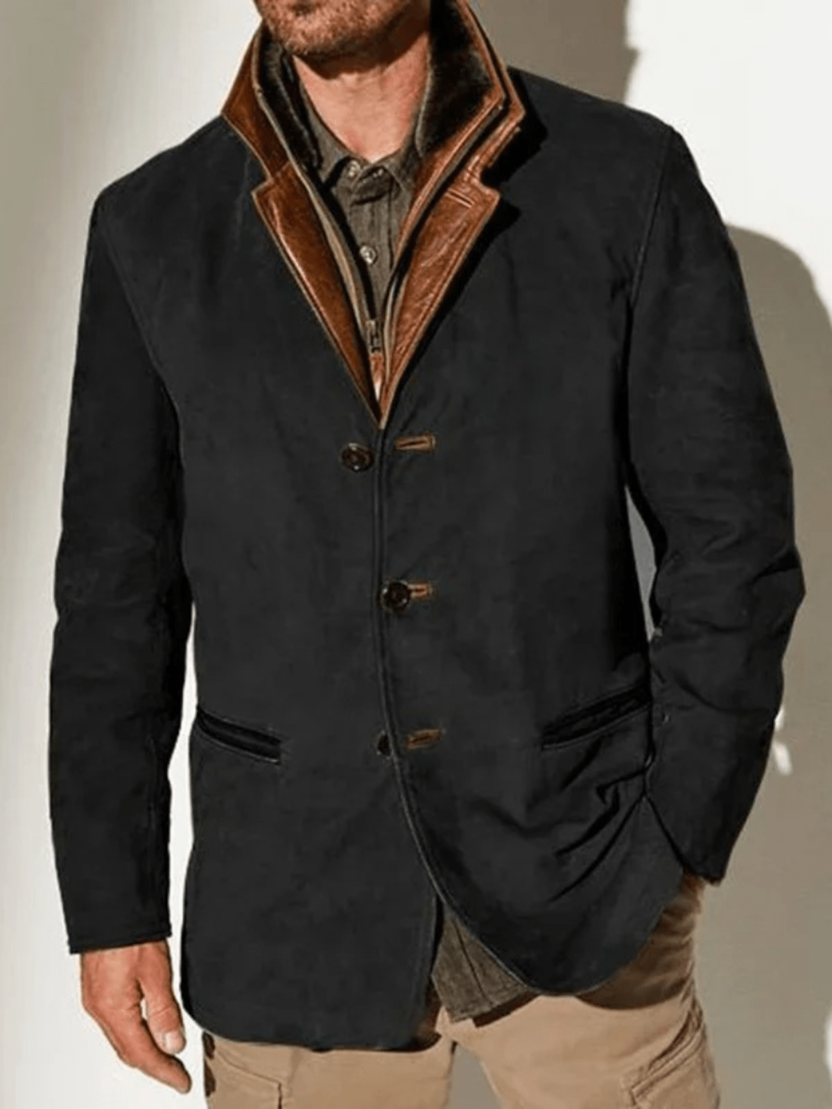 Jethro Men's Jacket – Rugged & Refined Vintage Leather Jacket with an Enduring Style