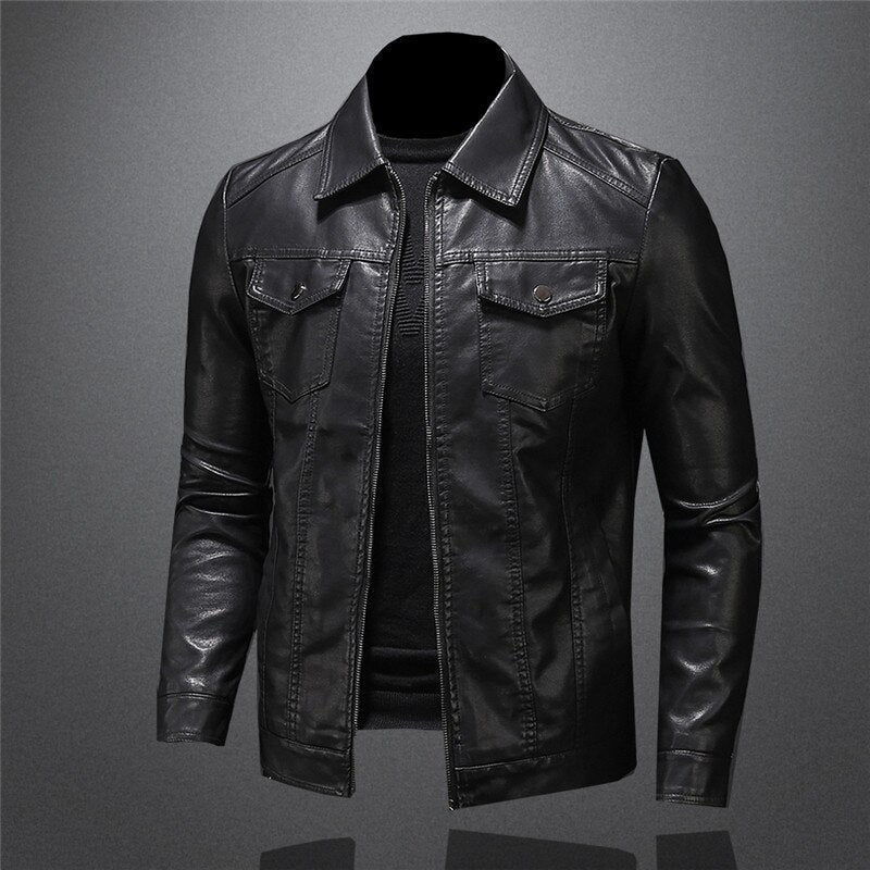 Pandora Men's Premium Leather Jacket – Timeless Style, Built to Last & Refined